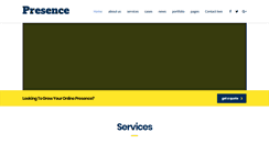Desktop Screenshot of presence.co.uk