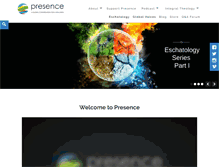 Tablet Screenshot of presence.tv